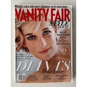Vanity Fair September 2013 Princess Diana Cover - Style Issue, 362 Pages